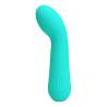 Vibrador recargable Pretty Love Faun verde agua, de frente