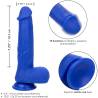 Admiral - captain dildo realistico vibrador azul - 4