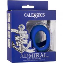 Admiral - cock ball doble anillo azul