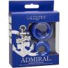 Admiral - set 3 anillos para pene azul - 4
