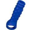Admiral - beaded funda pene silicona líquida azul - 1