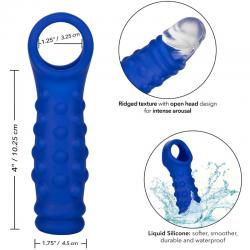 Admiral - beaded funda pene silicona líquida azul