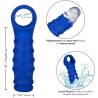 Admiral - beaded funda pene silicona líquida azul - 4