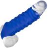 Admiral - beaded funda pene silicona líquida azul - 5