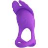 Pretty love - anillo vibrador silas 7 vibraciones silicona lila - 1