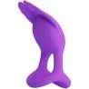 Pretty love - anillo vibrador silas 7 vibraciones silicona lila - 2