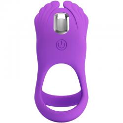 Pretty love - anillo vibrador silas 7 vibraciones silicona lila