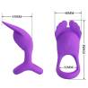 Pretty love - anillo vibrador silas 7 vibraciones silicona lila - 7