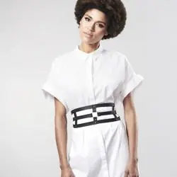 Bijoux indiscrets maze cinturon con correa - negro Bijoux indiscrets maze cinturon con correa - negro