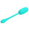 Pretty love - julius huevo vibrador impermeble & recargable verde agua - 2
