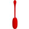 Pretty love - kirk huevo vibrador recargable rojo - 1