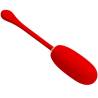 Pretty love - kirk huevo vibrador recargable rojo - 2
