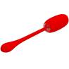Pretty love - kirk huevo vibrador recargable rojo - 3