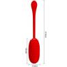 Pretty love - kirk huevo vibrador recargable rojo - 6