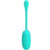 Pretty love - kirk huevo vibrador recargable verde agua - 1