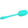 Pretty love - kirk huevo vibrador recargable verde agua - 4