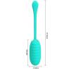 Pretty love - kirk huevo vibrador recargable verde agua - 6
