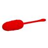 Pretty love - huevo vibrador con textura marina recargable rojo - 4