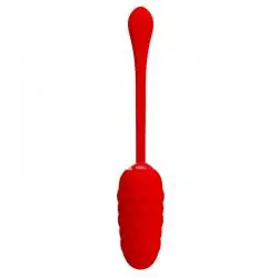 Pretty love - huevo vibrador con textura marina recargable rojo Pretty love - huevo vibrador con textura marina recargable rojo
