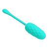 Pretty love - huevo vibrador con textura marina recargable verde agua - 1