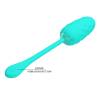 Pretty love - huevo vibrador con textura marina recargable verde agua - 7