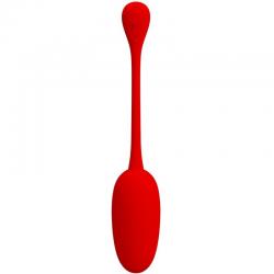 Pretty love - knucker huevo vibrador recargable rojo