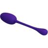 Pretty Love Knucker violeta de lado con el cable