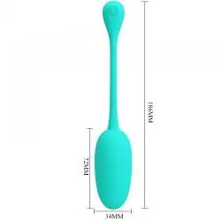 Pretty love - knucker huevo vibrador recargable verde agua Pretty love - knucker huevo vibrador recargable verde agua