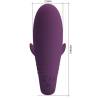 Medidas del vibrador Pretty Love Jayleen: 100 x 32 mm