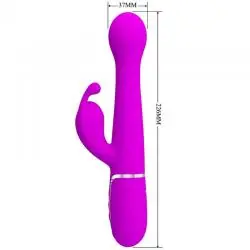 Pretty love - dejon vibrador rabbit 3 en 1 multifunción violeta Pretty love - dejon vibrador rabbit 3 en 1 multifunción violeta
