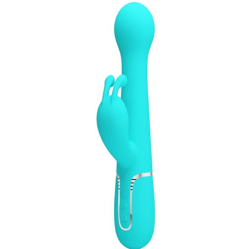 Pretty love - dejon vibrador rabbit 3 en 1 multifunción verde agua Pretty love - dejon vibrador rabbit 3 en 1 multifunción verde agua