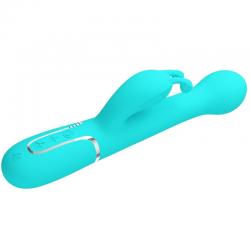 Pretty love - dejon vibrador rabbit 3 en 1 multifunción verde agua