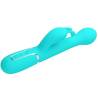 Pretty love - dejon vibrador rabbit 3 en 1 multifunción verde agua - 6