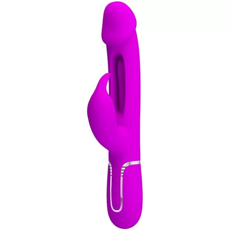 Pretty love - kampas vibrador rabbit 3 en 1 multifunción con lengua violeta Pretty love - kampas vibrador rabbit 3 en 1 multifunción con lengua violeta