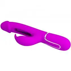 Pretty love - kampas vibrador rabbit 3 en 1 multifunción con lengua violeta Pretty love - kampas vibrador rabbit 3 en 1 multifunción con lengua violeta