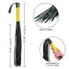Boundless Flogger con las medidas y detalles de las tiras y el mango