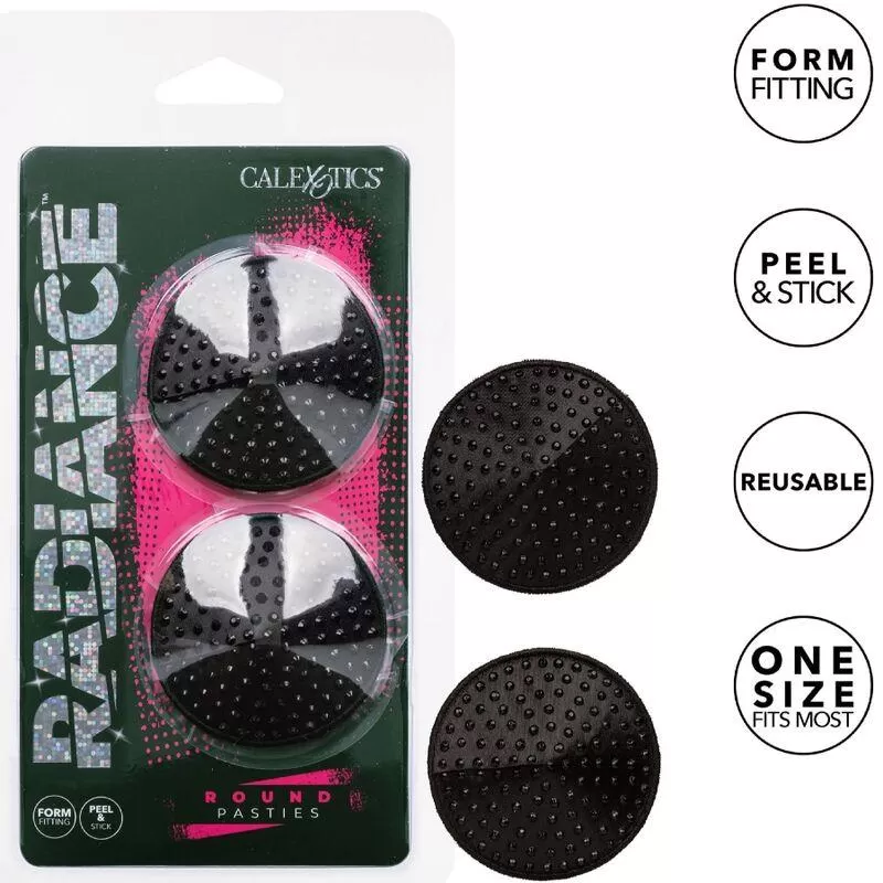 Radiance - pezoneras joya forma redonda