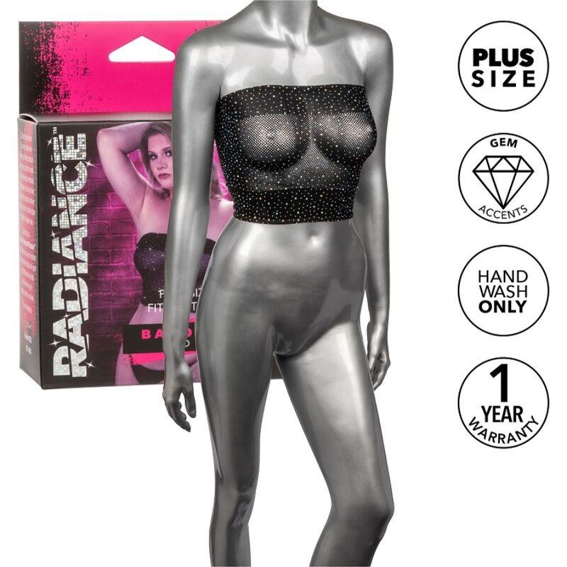 Radiance - top bandeau pedrería talla grande Radiance - top bandeau pedrería talla grande
