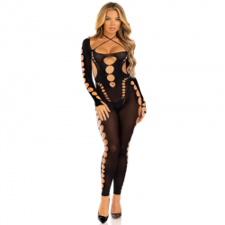 Leg avenue - bodystocking tobillo reckless azul