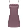 Camisón de satén violeta del set Livco Corsetti Jacqueline, sin modelo