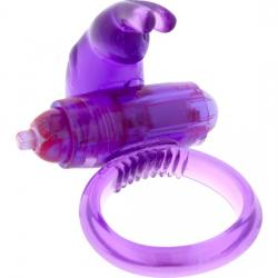 Sevencreations anillo vibrador de silicona lila
