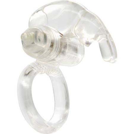 Sevencreations anillo vibrador de silicona transparente - 1