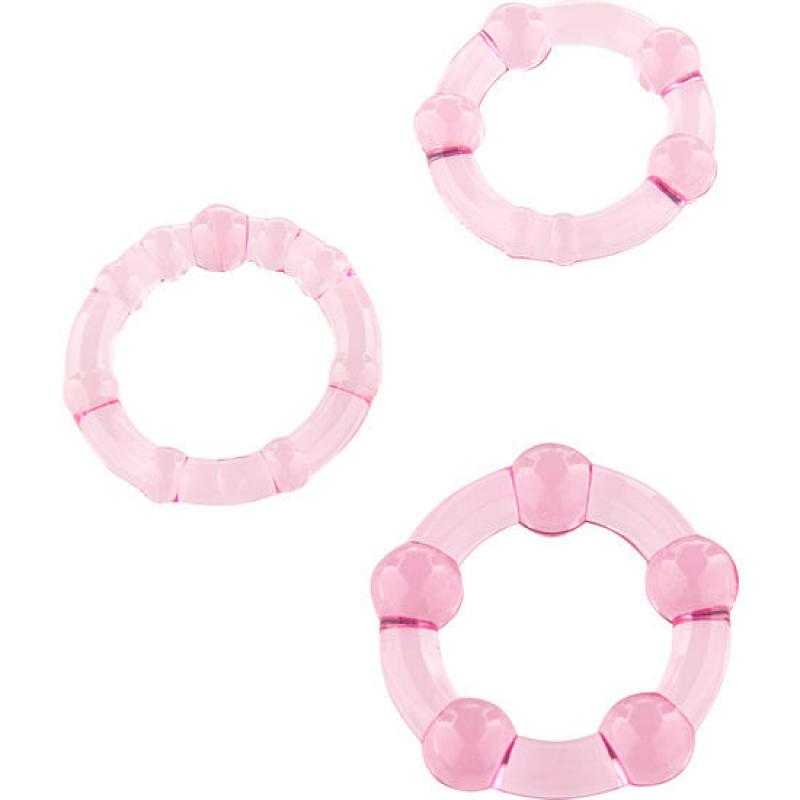 Sevencreations juego tres anillos pene rosa Sevencreations juego tres anillos pene rosa