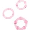 Sevencreations juego tres anillos pene rosa - 1