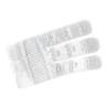 Byebra extensores de contorno flexibles 3 ganchos 4uds - 3
