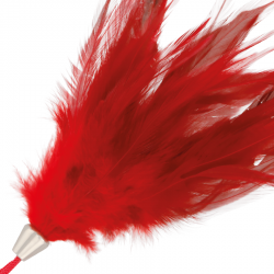 Darkness - pluma estimuladora rojo 17cm