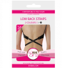 Byebra adaptador sujetador espalda abierta negro y blanco 3ud - 4