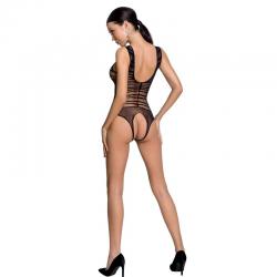 Passion - woman bs086 bodystocking negro talla unica