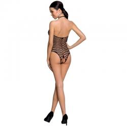 Passion - woman bs087 bodystocking negro talla unica