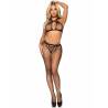 Leg avenue top cuerpo de red con tanga y medias - 3
